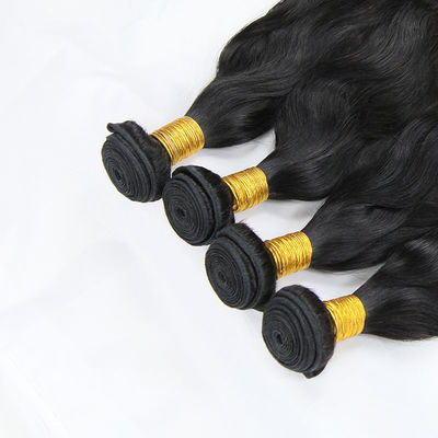 8A Natural Wave Virgin Hair , Natural Human Hair Curly Weave No Shedding supplier