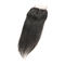 Smooth Long Human Hair Lace Closure / Silk Base Closure Weave Double Weft supplier