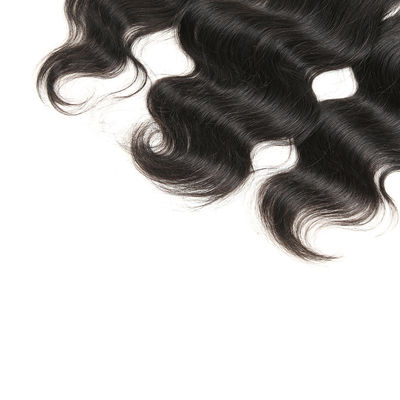 Genuine Body Wave Lace Closure Hair Extensions With Baby Hair OEM Service supplier