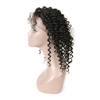 Real Transparent 360 Lace Frontal Closure 3 Bundles Deep Wave No Tangle supplier