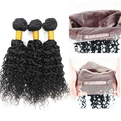 16 Inch Real 360 Lace Frontal Closure , 100 Percent Full Lace 360 Frontal supplier