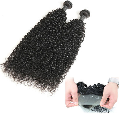 Long Healthy 360 Silk Base Frontal With Bundles Jerry Wave Customized Length supplier