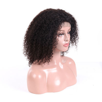 Short Straight Virgin Hair Lace Wigs No Shedding Without Chemical Processed supplier