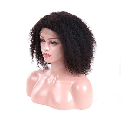 Short Straight Virgin Hair Lace Wigs No Shedding Without Chemical Processed supplier