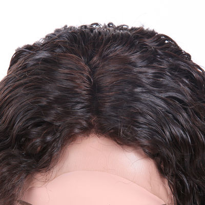 Natural Looking Virgin Hair Lace Wigs / Short Full Lace Human Hair Bob Wigs supplier