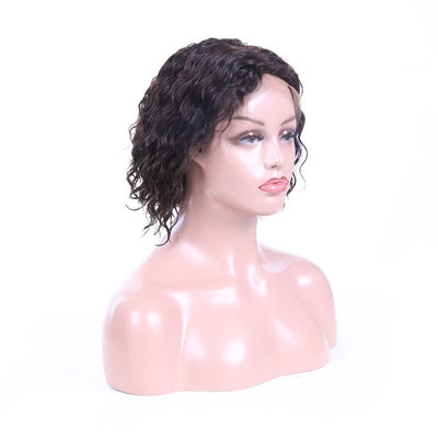 Natural Looking Virgin Hair Lace Wigs / Short Full Lace Human Hair Bob Wigs supplier