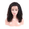 16 Inch Mongolian Virgin Hair Lace Wigs Kinky Curly With Transparent Lace supplier