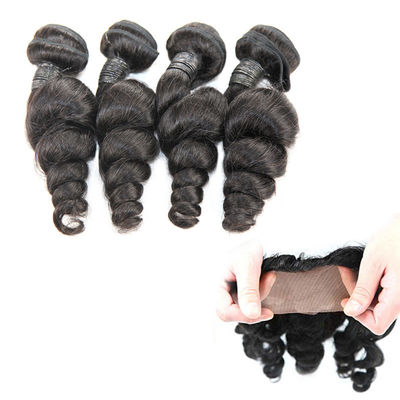 Real Healthy 100 Loose Wave Hair Extensions 4 Bundles No Synthetic Hair supplier