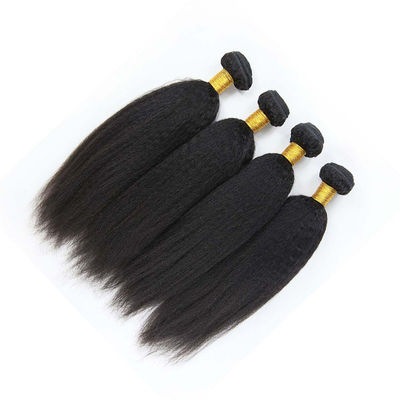 Soft Kinky Straight Virgin Curly Hair Extensions 4 Bundles Customized Length supplier