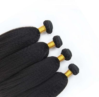 Soft Kinky Straight Virgin Curly Hair Extensions 4 Bundles Customized Length supplier