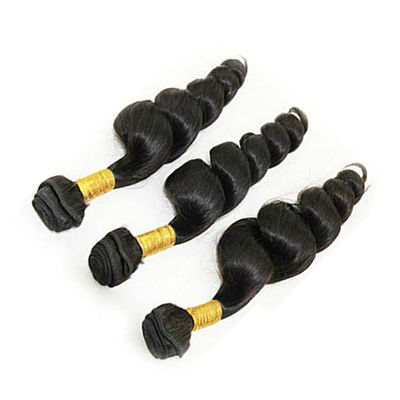8a Natural Tight Loose Curly Hair Extensions / Remy Loose Deep Wave Hair supplier