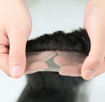 Smooth Real 100 Human Hair Lace Closure Kinky Straight Customized Length supplier