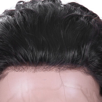 Authentic Lace Front Natural Human Hair Wigs No Synthetic Hair OEM Service supplier