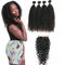 18 Inch 4 Bundles Of Malaysian Virgin Hair Extensions No Tangle Customized Density supplier