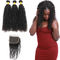 8A Real Peruvian Human Hair Extensions Kinky Curly , Peruvian Silky Straight Hair supplier