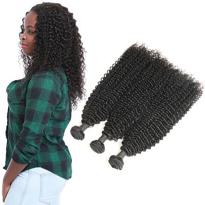 Grade 9A Kinky Baby Remy Curly Hair Extensions 3 Bundles Raw Human Hair supplier