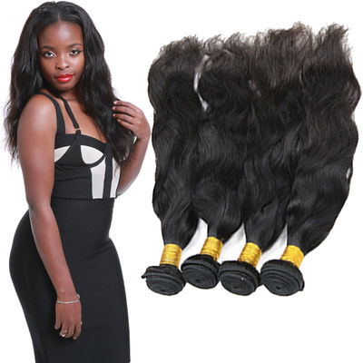 8A Natural Wave Virgin Hair , Natural Human Hair Curly Weave No Shedding supplier