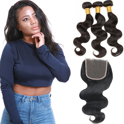 Soft 3 Bundles Virgin Brazilian Hair Extensions , Brazilian Virgin Curly Hair Weave supplier