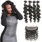 Waterproof Brazilian Natural Hair Extensions Loose Wave Lace Frontal Closure supplier