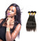 Real Long Black Straight Virgin Hair Weave , 100 Human Hair Straight Weave supplier