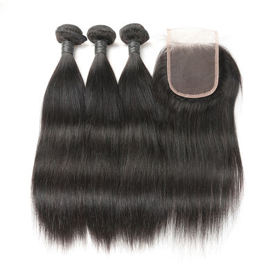 Genuine Raw Indian Remy Human Hair Extension Weave No Synthetic Hair supplier