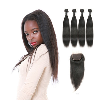 Genuine Raw Indian Remy Human Hair Extension Weave No Synthetic Hair supplier