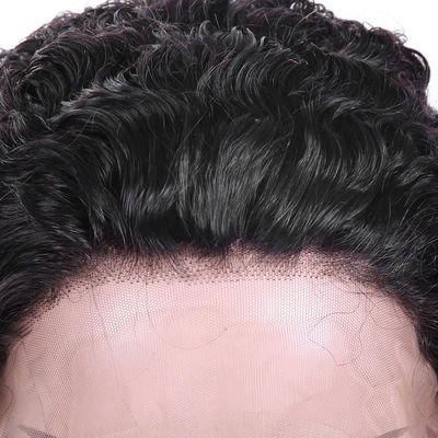 Healthy African American Full Lace Human Hair Wigs Deep Curly No Shedding supplier