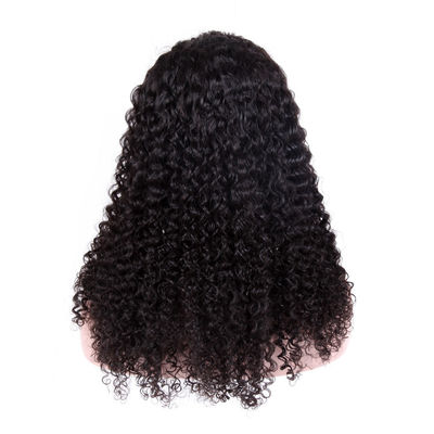 Unprocessed Brazilian Full Lace Wigs Human Hair Jerry Curly No Tangling supplier