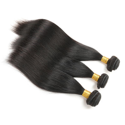 Authentic Remy Brazilian Straight Hair Weave Without Chemical Processed supplier