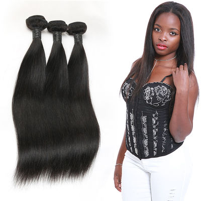 Silk Straight Original Brazilian Straight Hair Extensions Customized Length supplier