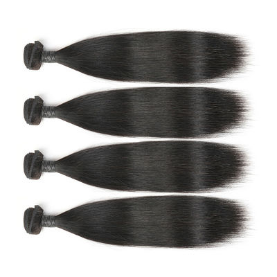 9A Straight Virgin Hair Weave , Natural Straight Hair Extensions Full Cuticle supplier