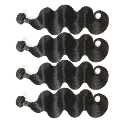 Thick Body Wave Weave Hair / Unprocessed Brazilian Body Wave No Shedding supplier