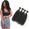 Unprocessed Deep Wave Brazilian Hair Bundles , Deep Wave Human Hair Weave supplier
