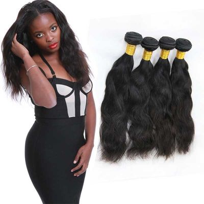 Smooth Healthy Natural Hair Weave Extensions Double Layers Sewing OEM Service supplier