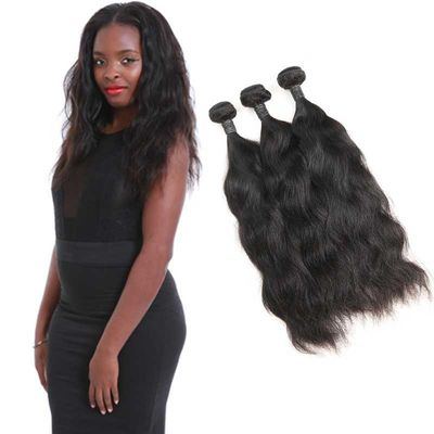 3 Bundles Of Natural Wave Virgin Hair / Natural Virgin Remy Human Hair supplier