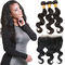 Thick 360 Lace Frontal Closure , Lace Front Closure Human Hair Non - Remy Hair supplier