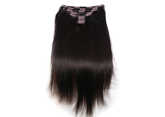 Full Ends Seamless Easy Clip In Human Hair Extensions For Black Women supplier