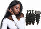 Double Sewed Weft 8A Virgin Brazilian Hair Extensions Deep Wave With Frontal supplier