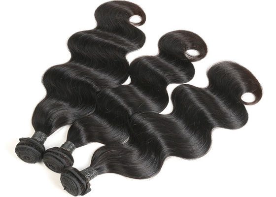 7a Grade 10-24 Inches Brazilian Natural Short Black Body Wave Hair supplier