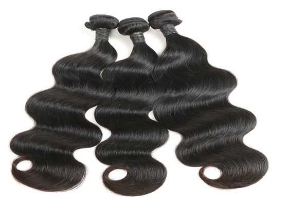 7a Grade 10-24 Inches Brazilian Natural Short Black Body Wave Hair supplier