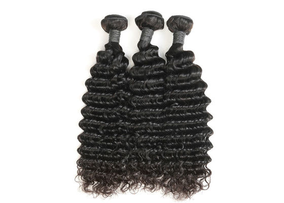 New Style Cuticle Aligned Deep Wave Virgin Peruvian Best Weave Hair supplier